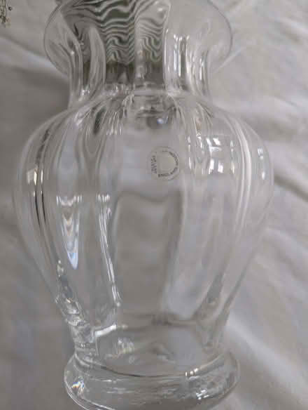 Photo of free Large heavy Darlington lead crystal vase 9 in high (Bingham NG13) #3