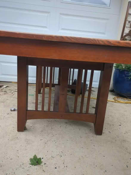 Photo of free Large heavy solid wood table (Leonardo/Middletown) #2