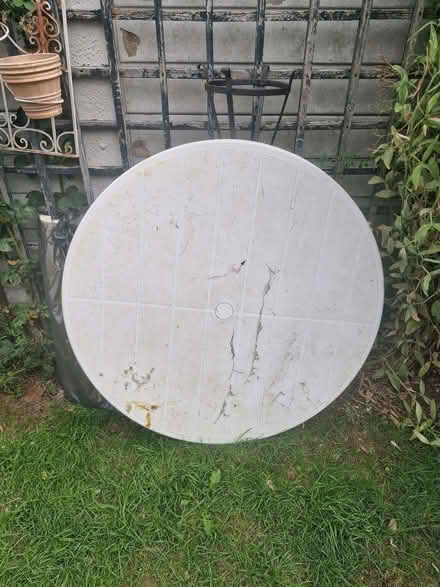 Photo of free Plastic garden table (Great Baddow CM2) #1