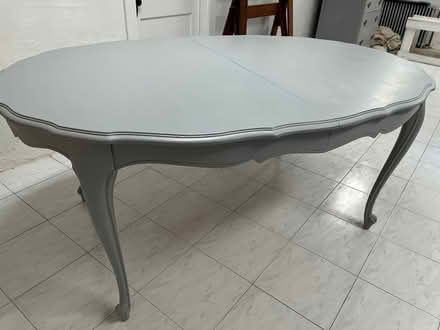 Photo of free Vintage grey dining table (Cushing Square) #1