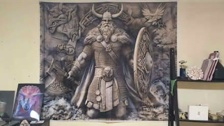 Photo of free 4'x3' Norse design wall hanging (South Norwood SE25) #1