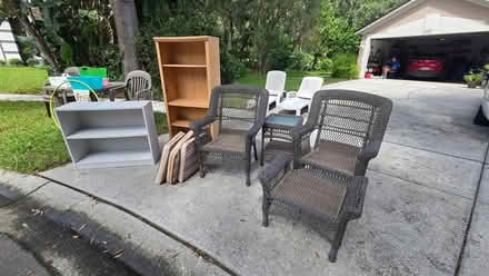 Photo of free Pool/Porch Furniture, wood shelves (Odessa) #1