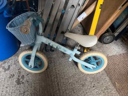 Photo of free balance bike frozen (Horningsea CB25) #1