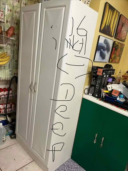 Photo of free Wood cabinet and bookcase (North Miami) #2