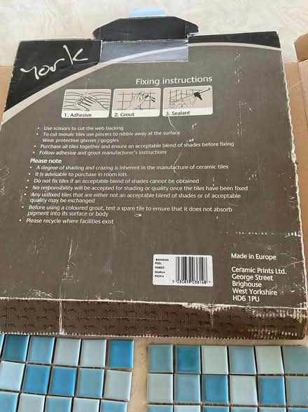 Photo of free Mosaic tile sheets (Ferry Landing NE43) #3