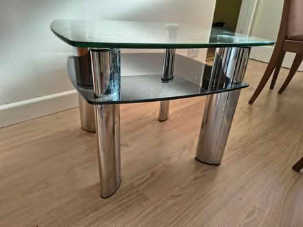 Photo of free Glass and Metal Coffee Table (Chippenham, Wiltshire SN15) #2