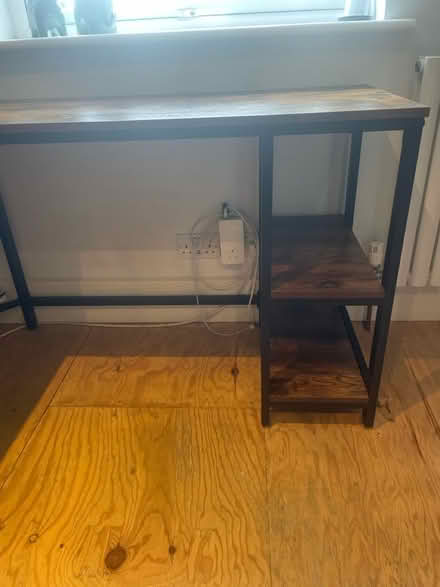 Photo of free Corner desk with 2 shelves (Downley HP13) #2