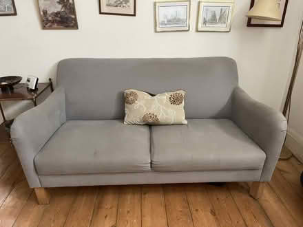 Photo of free Grey small sofa (St Margarets TW1) #1