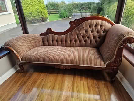 Photo of free 3 seater couch/chaise (Ashbourne) #1