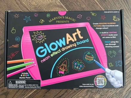 Photo of free Glow Art colouring board (Herne Hill / Brixton SE24) #1