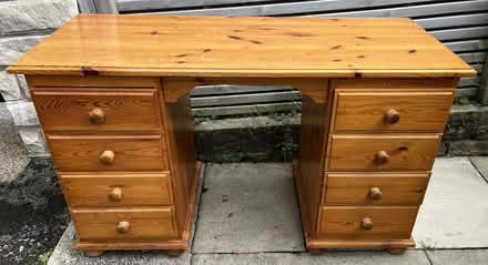 Photo of free Wooden Desk with Drawers (Rawtenstall BB4) #4