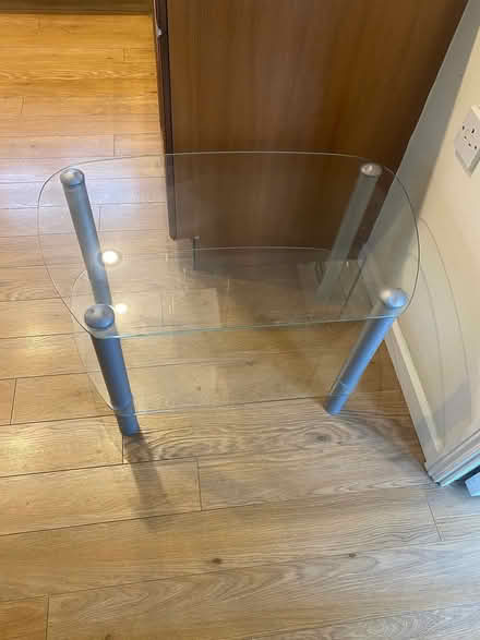 Photo of free Tv glass table only (Chepstow) #1