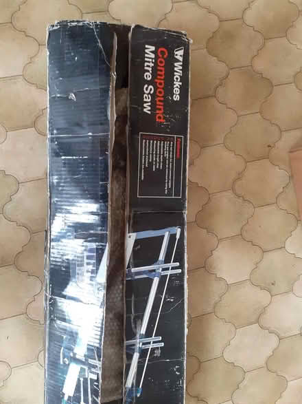 Photo of free Wickes compound mitre saw (Newmarket/New Cheveley Rd) #1