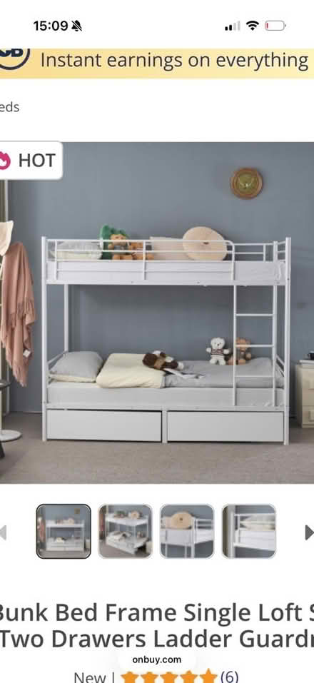 Photo of free Bunk bed (Yardley B9) #1