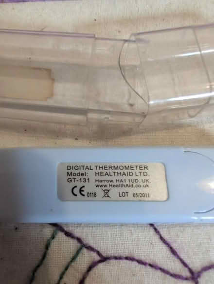 Photo of free Digital thermometer... Needs new battery (Alperton HA0) #2