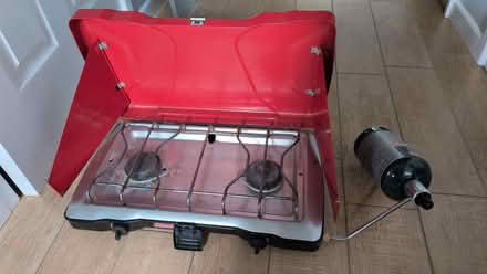 Photo of free Coleman double burner propane gas stove (Queen Edith's Ward CB1) #1