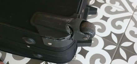 Photo of free Medium size black suitcase, broken wheel (Wokingham RG40) #3
