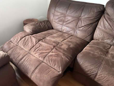 Photo of free Brown sofa (Great Western Park OX11) #4
