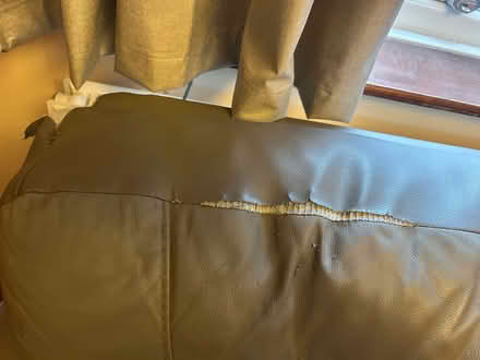 Photo of free Grey manual recliner 3 seater sofa (Station Area RG21) #3
