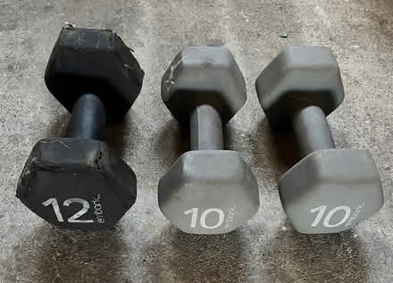 Photo of free three Dumbbells (Lawrence Expwy & Monroe Street) #1