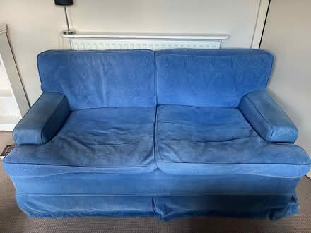 Photo of free Blue sofa (Old Town TN34) #3