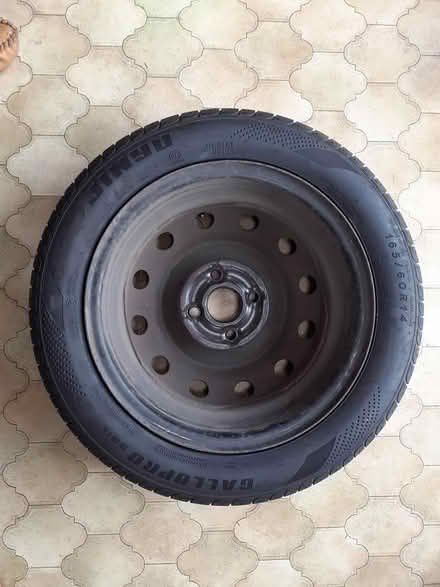Photo of free Kia Picanto spare wheel (Newmarket/New Cheveley Rd) #2