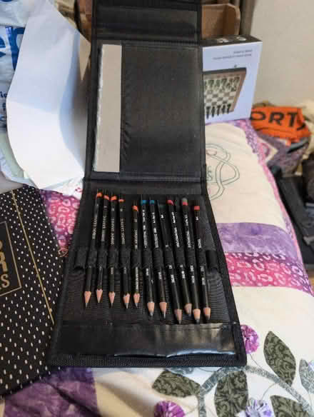 Photo of free Derwent sketching pencils in case (Alperton HA0) #2