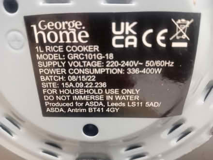 Photo of free Rice cooker (Shoreditch E2) #2