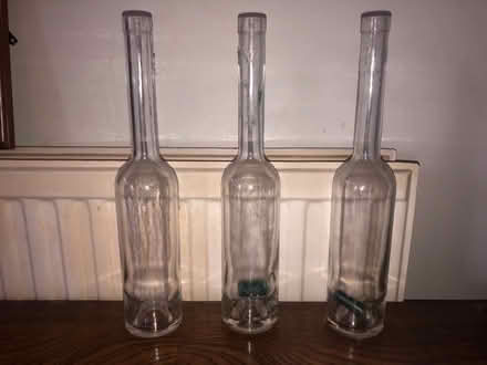 Photo of free Glass bottle candleholders (Stokes Croft BS6) #1