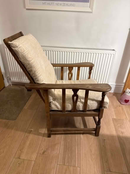 Photo of free Oak chair with sliding back (Bolton BL1) #1