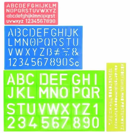 Photo of Letter Stencils (Lower Walkley S6) #1