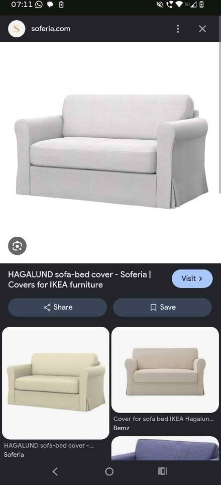 Photo of free IKEA Hagalund Sofa Bed (Ramsgate CT11) #1