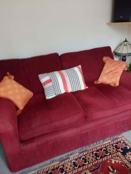 Photo of free Red sofa (Wallands Park BN7) #1