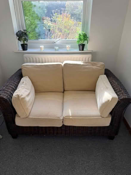 Photo of free Sofa 2 seats..whicker (CHESTER ch3) #1