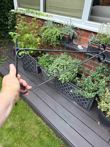 Photo of free 40cm hanging basket bracket (new) (Barnes SW13) #1