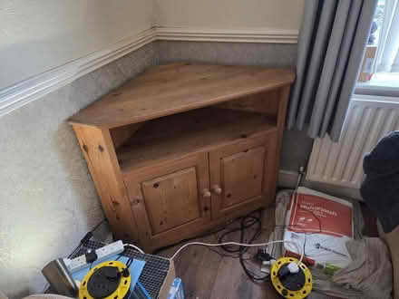 Photo of free Solid Pine Corner TV unit (Milnrow OL16) #1