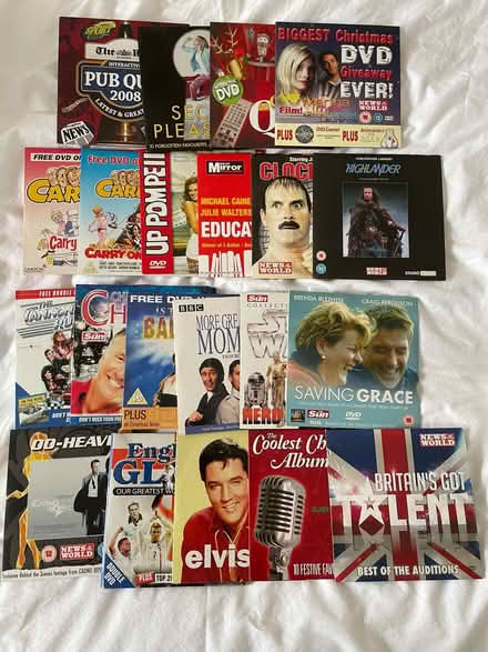 Photo of free Selection of Newspaper DVD's (Bexleyheath DA7) #1