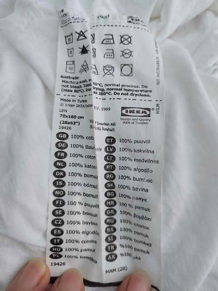 Photo of free Ikea LEN toddler cot bed sheets, set of 2 (Hampton Vale PE7) #1