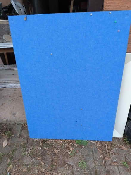 Photo of free large blue pin board (Kenilworth CV8) #1