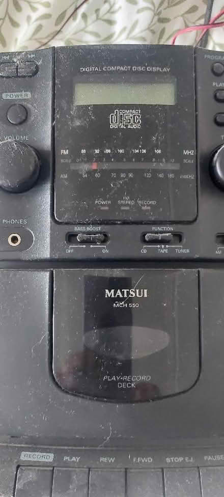 Photo of free Compact tape,cd player with 2 speakers (Lower Weston BA1) #1