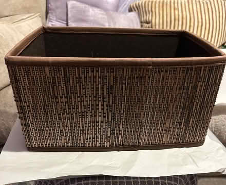 Photo of free Rectangular folding storage basket (Monks Hill CR2) #1