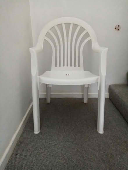 Photo of free Plastic outdoor chairs x 2 (Beckington BA11) #2