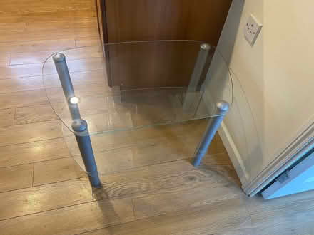 Photo of free Tv glass table only (Chepstow) #4