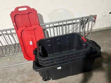 Photo of free Duffle bags basketball hoop bins (Fairfax virginia) #3