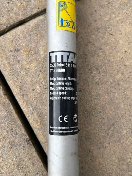 Photo of free Hedge Trimmer Attachment Titan (Bristol BS4) #2