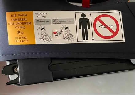 Photo of free Car booster seat (Castle Donington DE74) #3