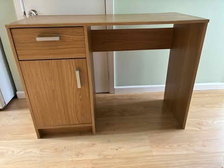 Photo of free Oak coloured desk (Southville, Cwmbran) #1
