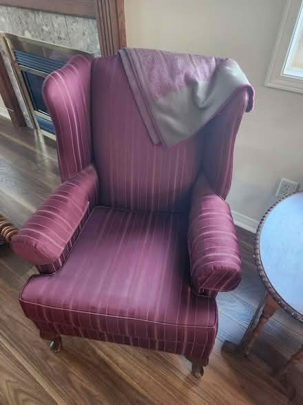 Photo of free 2 wing back chairs and couch (Kanata, Heritage hills) #2