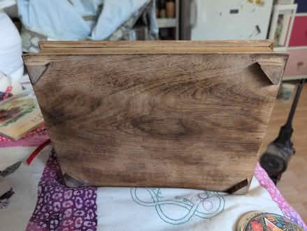 Photo of free Old wooden desk organiser..9"/23cm tall (Alperton HA0) #2
