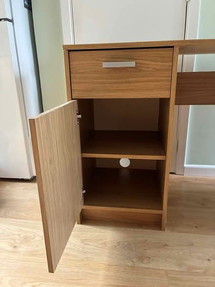 Photo of free Oak coloured desk (Southville, Cwmbran) #2